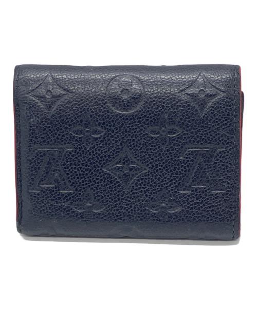 LOUIS VUITTON（ルイ ヴィトン）LOUIS VUITTON (ルイ ヴィトン) モノグラムアンプラント　マリーヌルージュ ポルトフォイユヴィクトリーヌ ネイビーの古着・服飾アイテム