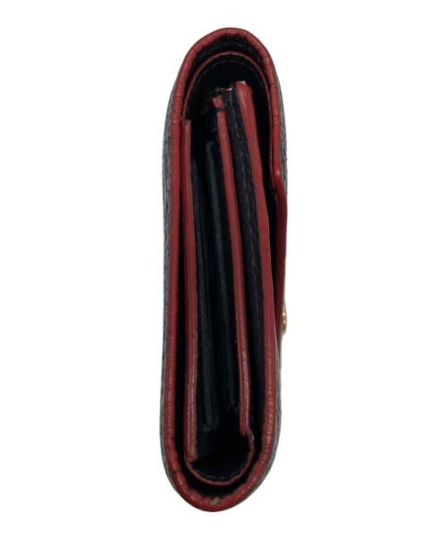 LOUIS VUITTON（ルイ ヴィトン）LOUIS VUITTON (ルイ ヴィトン) モノグラムアンプラント　マリーヌルージュ ポルトフォイユヴィクトリーヌ ネイビーの古着・服飾アイテム