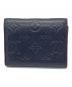 LOUIS VUITTON (ルイ ヴィトン) モノグラムアンプラント　マリーヌルージュ ポルトフォイユヴィクトリーヌ ネイビー：25000円