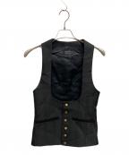 ALEXANDER McQUEENアレキサンダーマックイーン）の古着「ジレ」｜ブラック