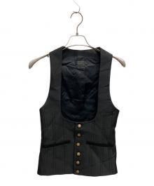 ALEXANDER McQUEEN（アレキサンダーマックイーン）の古着「ジレ」｜ブラック