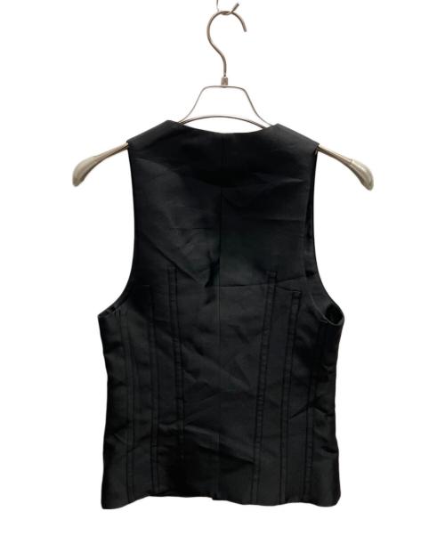 ALEXANDER McQUEEN（アレキサンダーマックイーン）ALEXANDER McQUEEN (アレキサンダーマックイーン) ジレ ブラック サイズ:44の古着・服飾アイテム