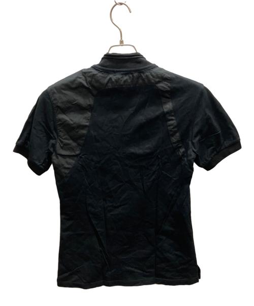 ALEXANDER McQUEEN（アレキサンダーマックイーン）ALEXANDER McQUEEN (アレキサンダーマックイーン) ヘンリーネックカットソー ブラック サイズ:XSの古着・服飾アイテム