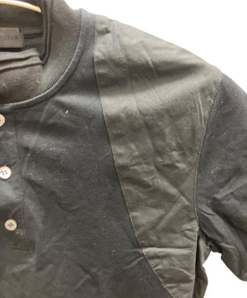 ALEXANDER McQUEEN（アレキサンダーマックイーン）ALEXANDER McQUEEN (アレキサンダーマックイーン) ヘンリーネックカットソー ブラック サイズ:XSの古着・服飾アイテム