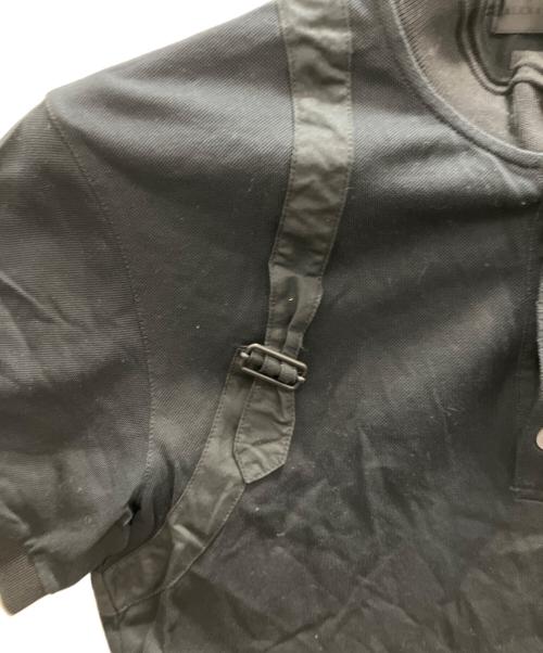 ALEXANDER McQUEEN（アレキサンダーマックイーン）ALEXANDER McQUEEN (アレキサンダーマックイーン) ヘンリーネックカットソー ブラック サイズ:XSの古着・服飾アイテム