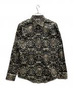 ALEXANDER McQUEENアレキサンダーマックイーン）の古着「スカルパターンシャツ」｜ブラック