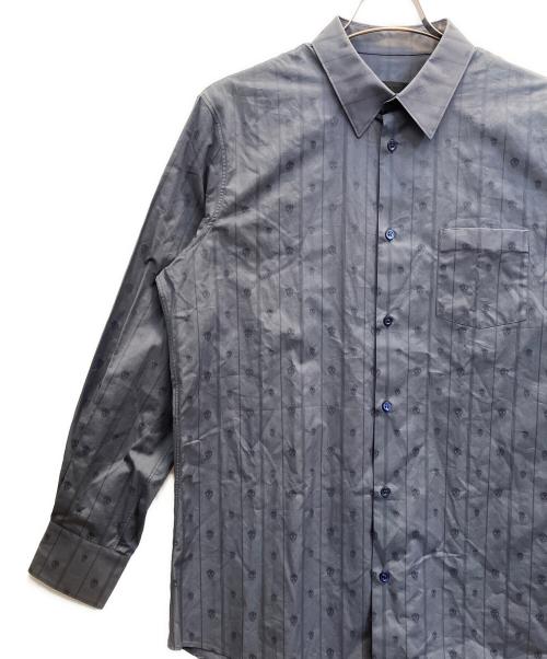 ALEXANDER McQUEEN（アレキサンダーマックイーン）ALEXANDER McQUEEN (アレキサンダーマックイーン) 長袖シャツ グレー サイズ:SIZE 52の古着・服飾アイテム