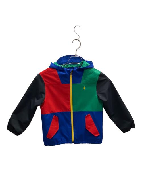 POLO RALPH LAUREN（ポロ・ラルフローレン）POLO RALPH LAUREN (ポロ・ラルフローレン) P-Layer1 ウォーターリペラントフーデッドジャケット マルチカラー サイズ:130cmの古着・服飾アイテム