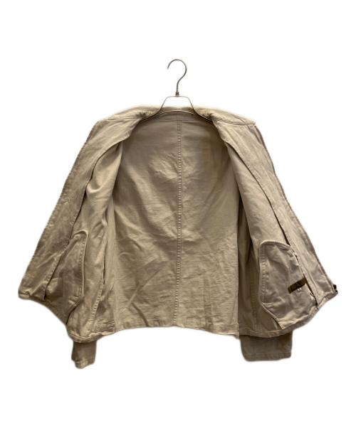 Y's for men（ワイズフォーメン）Y's for men (ワイズフォーメン) ジップアップジャケット　茶タグ ベージュ サイズ:Мの古着・服飾アイテム