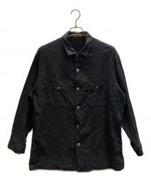 Y's for men（ワイズフォーメン）の古着「長袖シャツ　茶タグ」｜ブラック
