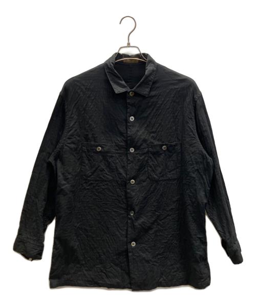 Y's for men（ワイズフォーメン）Y's for men (ワイズフォーメン) 長袖シャツ　茶タグ ブラック サイズ:表記無の古着・服飾アイテム