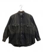 COMME des GARCONS HOMMEコムデギャルソン オム）の古着「長袖シャツ　90's前期」｜ブラック