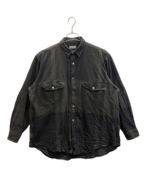 COMME des GARCONS HOMME（コムデギャルソン オム）COMME des GARCONS HOMME (コムデギャルソン オム) 長袖シャツ　90's前期 ブラック サイズ:表記無の古着・服飾アイテム