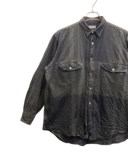 COMME des GARCONS HOMME（コムデギャルソン オム）COMME des GARCONS HOMME (コムデギャルソン オム) 長袖シャツ　90's前期 ブラック サイズ:表記無の古着・服飾アイテム