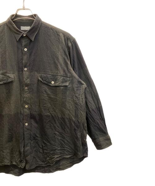COMME des GARCONS HOMME（コムデギャルソン オム）COMME des GARCONS HOMME (コムデギャルソン オム) 長袖シャツ　90's前期 ブラック サイズ:表記無の古着・服飾アイテム