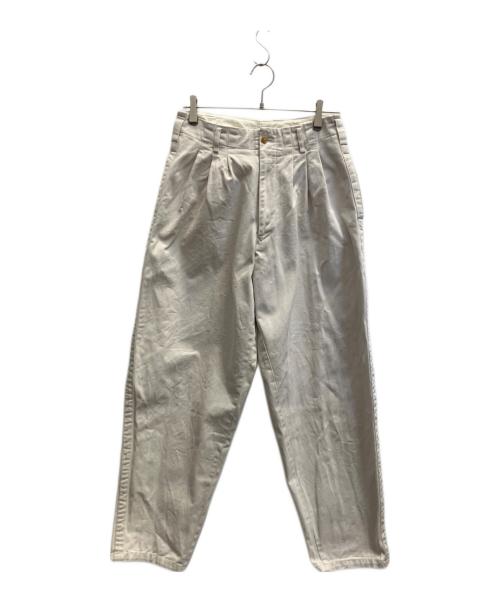 Y's for men（ワイズフォーメン）Y's for men (ワイズフォーメン) スリータックパンツ　茶タグ ベージュ サイズ:Ｓの古着・服飾アイテム