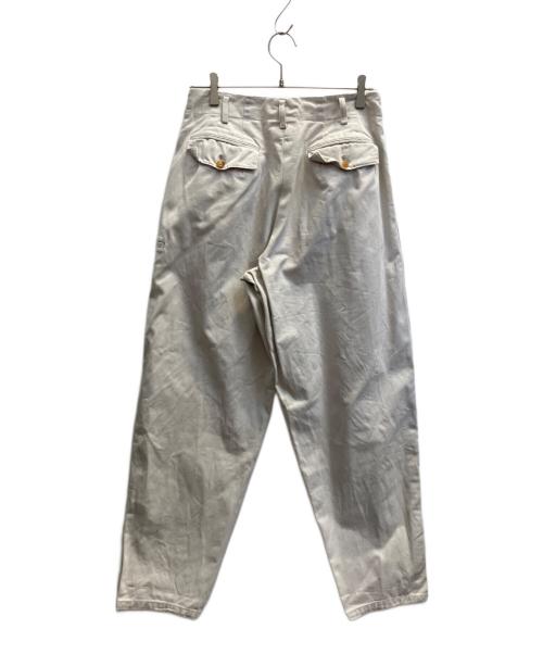 Y's for men（ワイズフォーメン）Y's for men (ワイズフォーメン) スリータックパンツ　茶タグ ベージュ サイズ:Ｓの古着・服飾アイテム