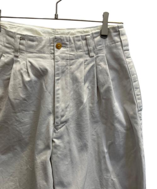 Y's for men（ワイズフォーメン）Y's for men (ワイズフォーメン) スリータックパンツ　茶タグ ベージュ サイズ:Ｓの古着・服飾アイテム