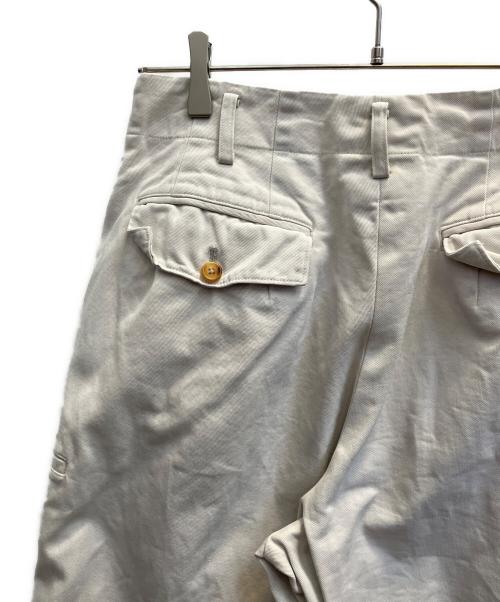 Y's for men（ワイズフォーメン）Y's for men (ワイズフォーメン) スリータックパンツ　茶タグ ベージュ サイズ:Ｓの古着・服飾アイテム