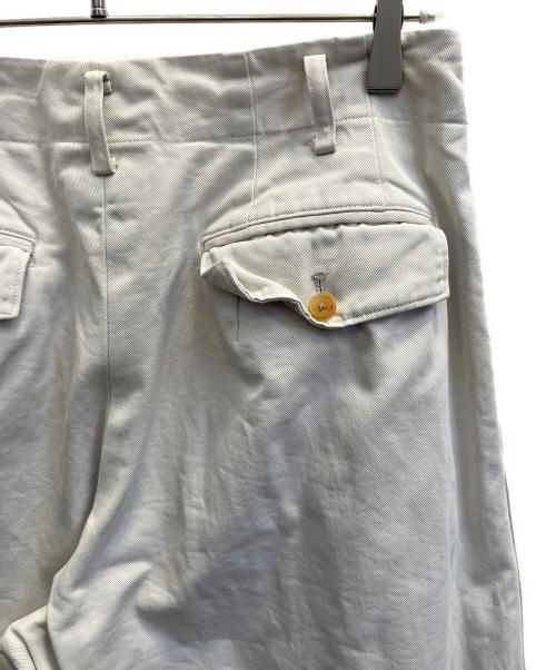 Y's for men（ワイズフォーメン）Y's for men (ワイズフォーメン) スリータックパンツ　茶タグ ベージュ サイズ:Ｓの古着・服飾アイテム