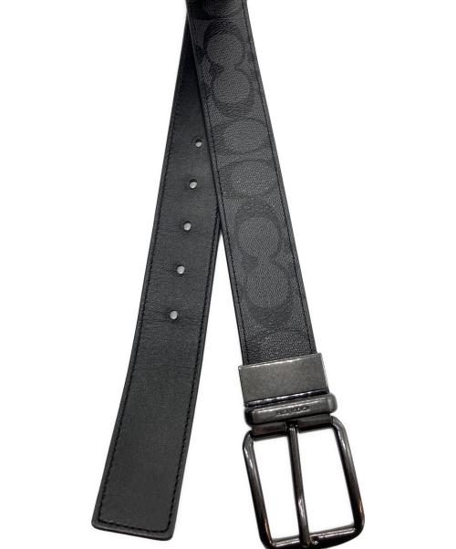 COACH（コーチ）COACH (コーチ) シグネチャーベルト ブラックの古着・服飾アイテム