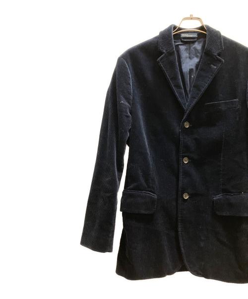 POLO RALPH LAUREN（ポロ・ラルフローレン）POLO RALPH LAUREN (ポロ・ラルフローレン) コーデュロイテーラードジャケット　90's ネイビー サイズ:Ｓの古着・服飾アイテム