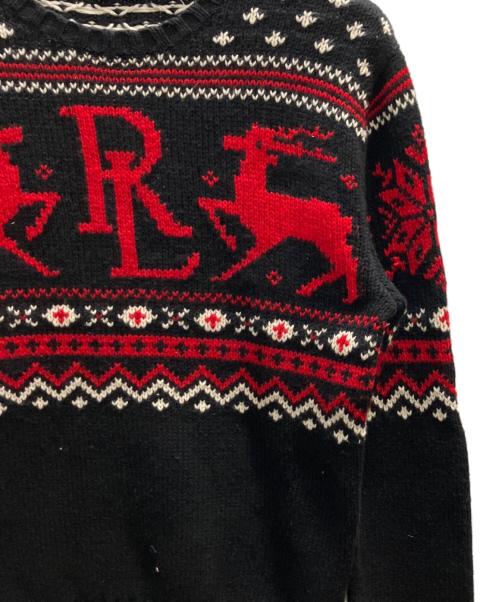 POLO RALPH LAUREN（ポロ・ラルフローレン）POLO RALPH LAUREN (ポロ・ラルフローレン) コットンニット ブラック サイズ:Ｓ 未使用品の古着・服飾アイテム