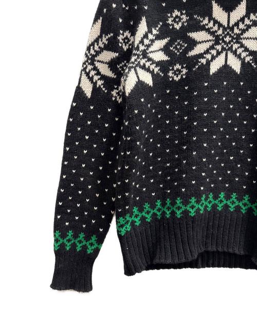 POLO RALPH LAUREN（ポロ・ラルフローレン）POLO RALPH LAUREN (ポロ・ラルフローレン) 厚手ニット ブラック サイズ:Ｓの古着・服飾アイテム