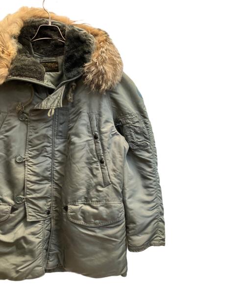 U.S.AIRFORCE（ユーエス エアフォース）U.S.AIRFORCE (ユーエス エアフォース) 50's U.S.AIRFORCE N-3B フライトジャケット グリーン サイズ:Мの古着・服飾アイテム