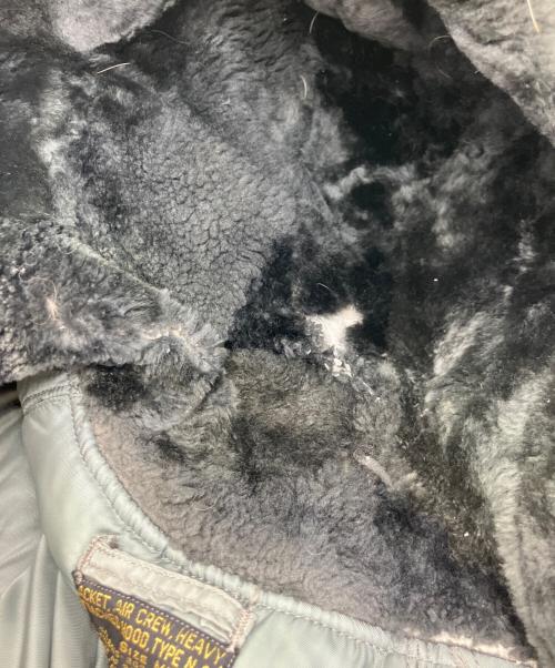 U.S.AIRFORCE（ユーエス エアフォース）U.S.AIRFORCE (ユーエス エアフォース) 50's U.S.AIRFORCE N-3B フライトジャケット グリーン サイズ:Мの古着・服飾アイテム