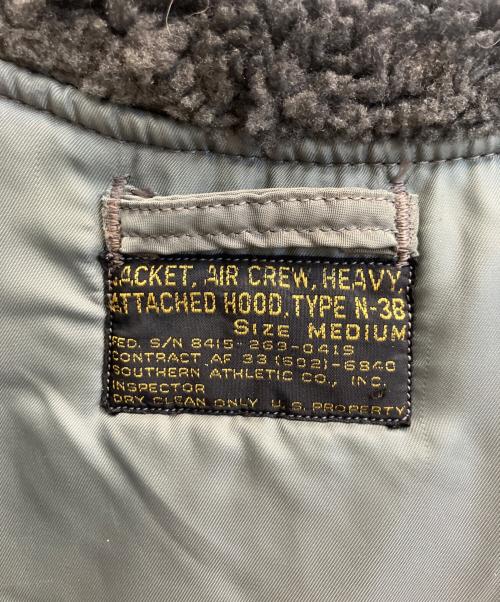 U.S.AIRFORCE（ユーエス エアフォース）U.S.AIRFORCE (ユーエス エアフォース) 50's U.S.AIRFORCE N-3B フライトジャケット グリーン サイズ:Мの古着・服飾アイテム