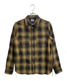 C WORKS（シーワークス ファインクリーク）の古着「長袖シャツ」｜グリーン