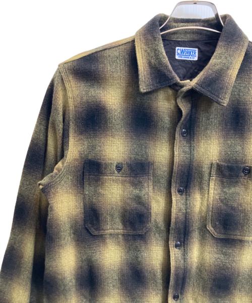 C WORKS（シーワークス ファインクリーク）C WORKS (シーワークス ファインクリーク) 長袖シャツ グリーン サイズ:40の古着・服飾アイテム