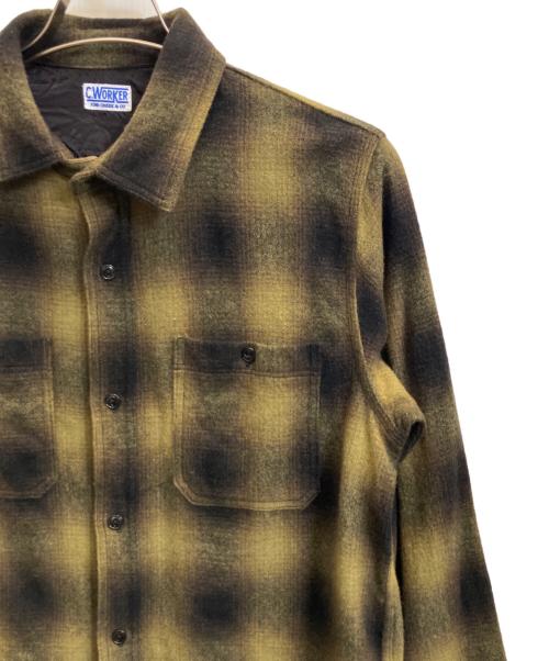 C WORKS（シーワークス ファインクリーク）C WORKS (シーワークス ファインクリーク) 長袖シャツ グリーン サイズ:40の古着・服飾アイテム