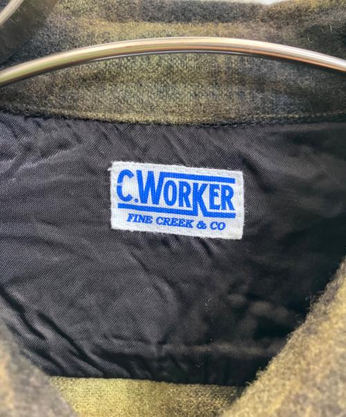 C WORKS（シーワークス ファインクリーク）C WORKS (シーワークス ファインクリーク) 長袖シャツ グリーン サイズ:40の古着・服飾アイテム