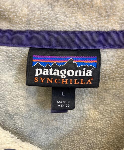 Patagonia（パタゴニア）Patagonia (パタゴニア) シンチラスナップＴ ベージュ サイズ:Ｌの古着・服飾アイテム