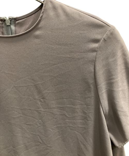 theory luxe（セオリーリュクス）theory luxe (セオリーリュクス) 半袖ブラウス ブラウン サイズ:38の古着・服飾アイテム