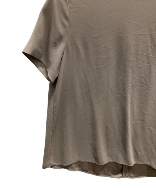 theory luxe（セオリーリュクス）theory luxe (セオリーリュクス) 半袖ブラウス ブラウン サイズ:38の古着・服飾アイテム