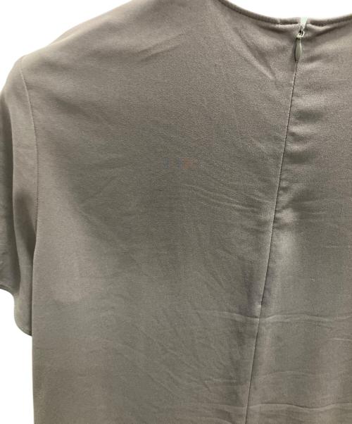 theory luxe（セオリーリュクス）theory luxe (セオリーリュクス) 半袖ブラウス ブラウン サイズ:38の古着・服飾アイテム