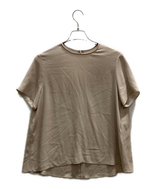 theory luxe（セオリーリュクス）theory luxe (セオリーリュクス) 半袖ブラウス ベージュ サイズ:40の古着・服飾アイテム