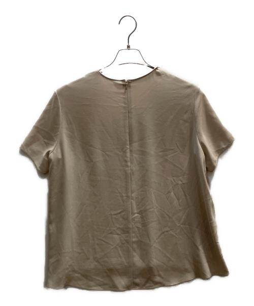 theory luxe（セオリーリュクス）theory luxe (セオリーリュクス) 半袖ブラウス ベージュ サイズ:40の古着・服飾アイテム