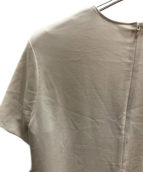 theory luxe（セオリーリュクス）theory luxe (セオリーリュクス) 半袖ブラウス ベージュ サイズ:40の古着・服飾アイテム