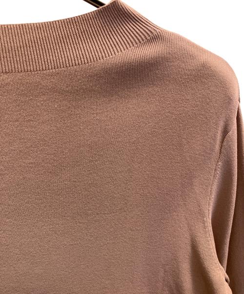 SOEJU（ソージュ）SOEJU (ソージュ) フレアスリーブニットプルオーバー ベージュ サイズ:Мの古着・服飾アイテム