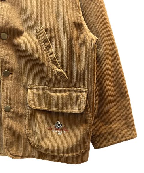 KENZO JEANS（ケンゾージーンズ）KENZO JEANS (ケンゾージーンズ) 裏ブランケットコーデュロイジャケット ブラウン サイズ:フリーの古着・服飾アイテム