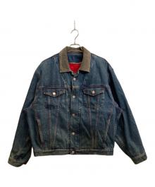 KENZO JEANS（ケンゾージーンズ）の古着「キルトライナー付デニムジャケット」｜インディゴ