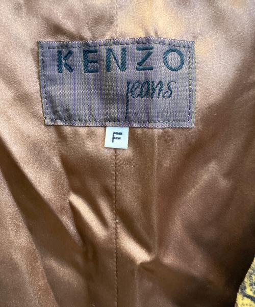 KENZO JEANS（ケンゾージーンズ）KENZO JEANS (ケンゾージーンズ) ベロアジレ ブラウン サイズ:フリーの古着・服飾アイテム