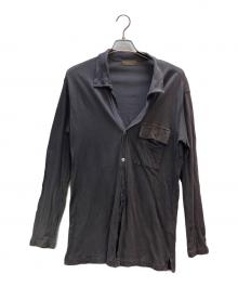 Y's for men（ワイズフォーメン）の古着「茶タグ　長袖シャツ」｜ブラック