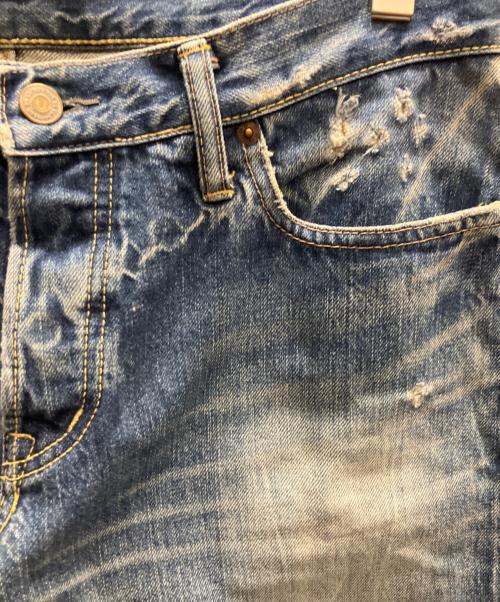 Hysteric Glamour（ヒステリックグラマー）Hysteric Glamour (ヒステリックグラマー) スタッズデニムパンツ インディゴ サイズ:Мの古着・服飾アイテム