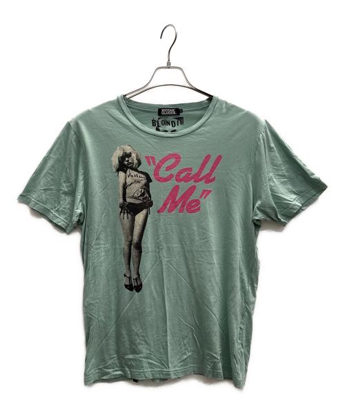 Hysteric Glamour（ヒステリックグラマー）Hysteric Glamour (ヒステリックグラマー) Call Me Print 半袖カットソー グリーン サイズ:Ｌの古着・服飾アイテム