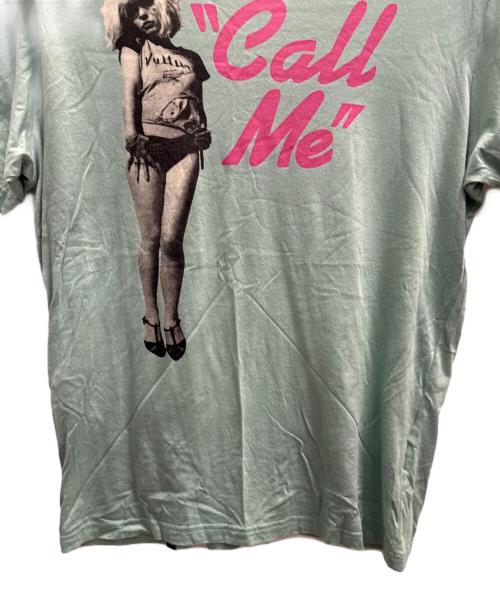 Hysteric Glamour（ヒステリックグラマー）Hysteric Glamour (ヒステリックグラマー) Call Me Print 半袖カットソー グリーン サイズ:Ｌの古着・服飾アイテム